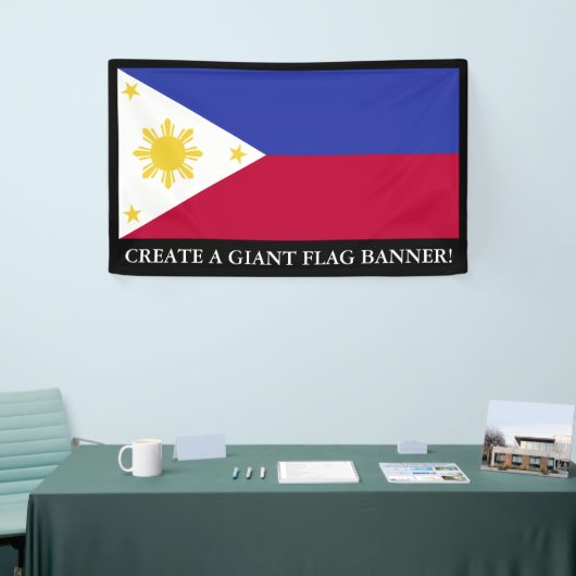 Flagge der Philippinen Banner (Messeveranstaltung)