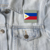 Flagge der Philippinen Button (Beispiel)