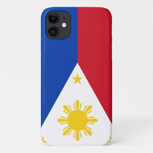 Flagge der Philippinen Case-Mate iPhone Hülle (Rückseite)