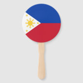 Flagge der Philippinen Fächer (Rückseite)