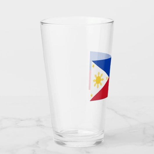Flagge der Philippinen Glas (Rechts)