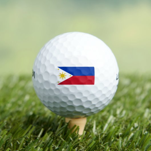 Flagge der Philippinen Golfball (Insitu T-Shirt)