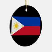 Flagge der Philippinen Keramik Ornament (Rechts)