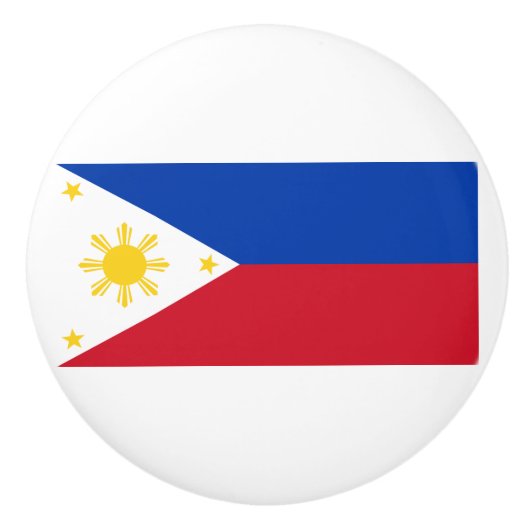Flagge der Philippinen Keramikknauf (Vorderseite)