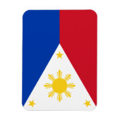 Flagge der Philippinen Magnet (Vertikal)