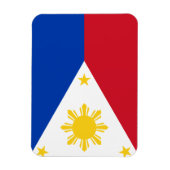 Flagge der Philippinen Magnet (Vertikal)