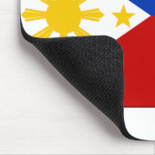 Flagge der Philippinen Mousepad (Ecke)