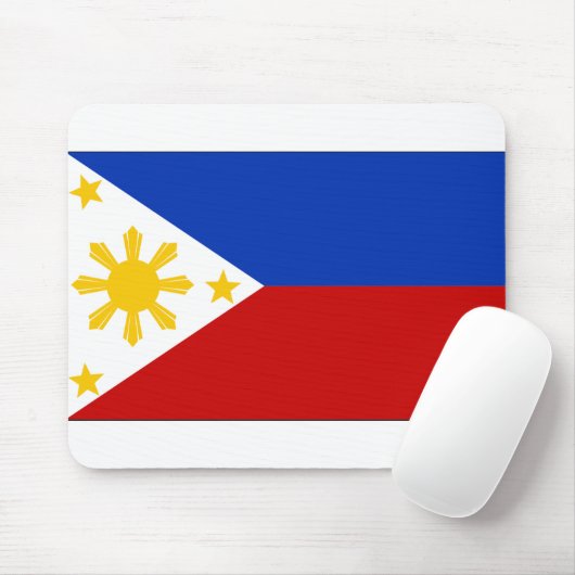 Flagge der Philippinen Mousepad (Mit Mouse)