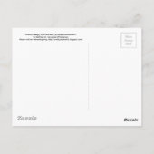 Flagge der Philippinen (Pilipinas) Postkarte (Rückseite)