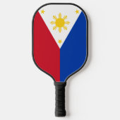 Flagge der Philippinen Pinoy Pride Filipino Pickleball Schläger (Vorderseite)