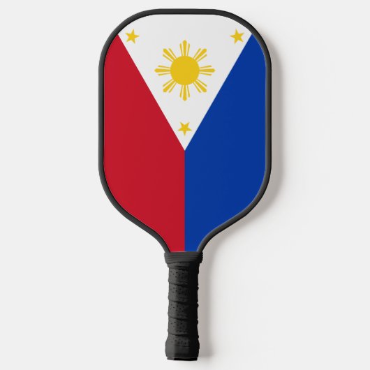 Flagge der Philippinen Pinoy Pride Filipino Pickleball Schläger (Rückseite)