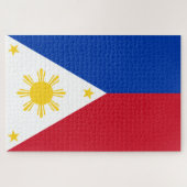Flagge der Philippinen Puzzle (Horizontal)