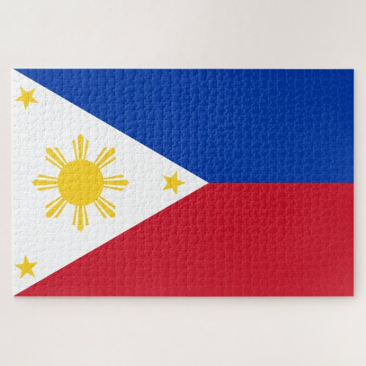 Flagge der Philippinen Puzzle (Horizontal)
