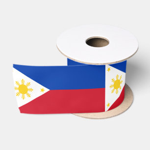 Flagge der Philippinen Satinband