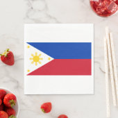 Flagge der Philippinen Serviette (Beispiel)