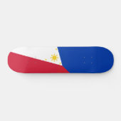 Flagge der Philippinen Skateboard (Horizontal)