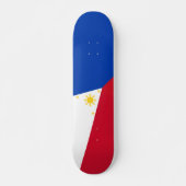 Flagge der Philippinen Skateboard (Vorne)