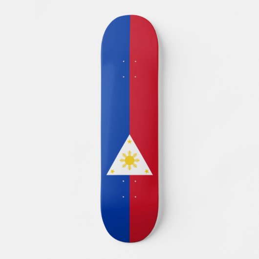 Flagge der Philippinen-Skateboard-Plattform Skateboard (Vorderseite)