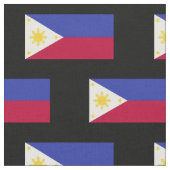 Flagge der Philippinen Stoff (Nahaufnahme)