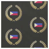 Flagge der Philippinen Stoff (Nahaufnahme)