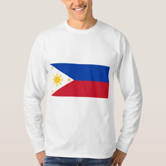 Flagge der Philippinen T-Shirt (Vorderseite)