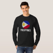Flagge der Philippinen T-Shirt (Vorne ganz)