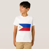 Flagge der Philippinen T-Shirt (Vorne ganz)