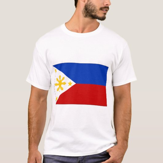 Flagge der Philippinen T-Shirt (Vorderseite)