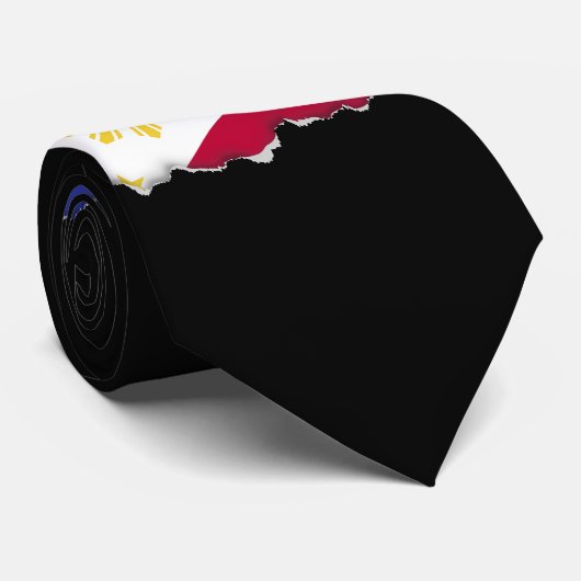 Flagge der Phillipinen Krawatte (Gerollt)