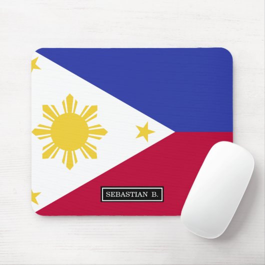 Flagge der Phillipinen Mousepad (Mit Mouse)