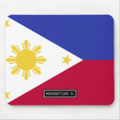 Flagge der Phillipinen Mousepad (Vorne)