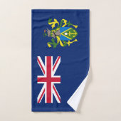 Flagge der Pitcairn-Inseln Badhandtuch Set (Handtuch)