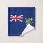 Flagge der Pitcairn-Inseln Badhandtuch Set (Waschlappen)