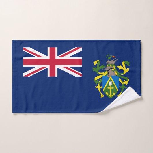 Flagge der Pitcairn-Inseln Badhandtuch Set (Handtuch)