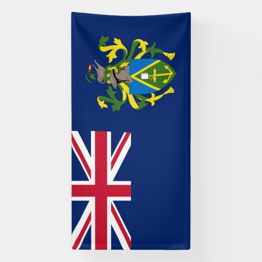Flagge der Pitcairn-Inseln Banner (Vertikal)