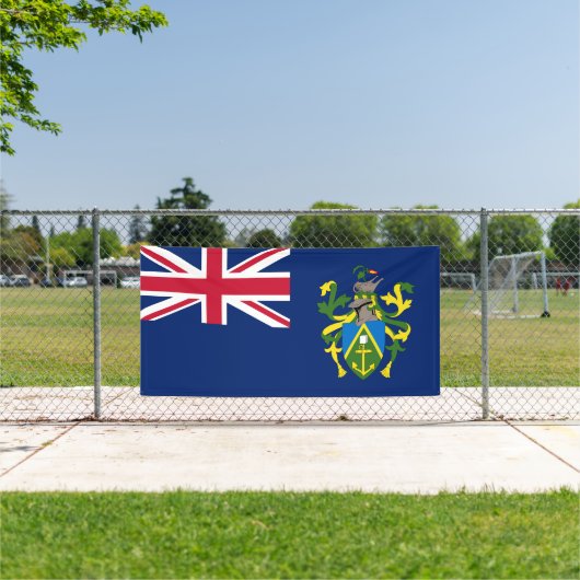 Flagge der Pitcairn-Inseln Banner (Insitu)