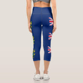 Flagge der Pitcairn-Inseln Capri Leggings (Rückseite)