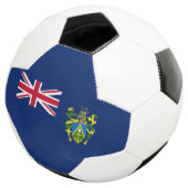 Flagge der Pitcairn-Inseln Fußball (Dreiviertel)