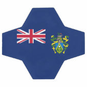 Flagge der Pitcairn-Inseln Fußball (Flach)