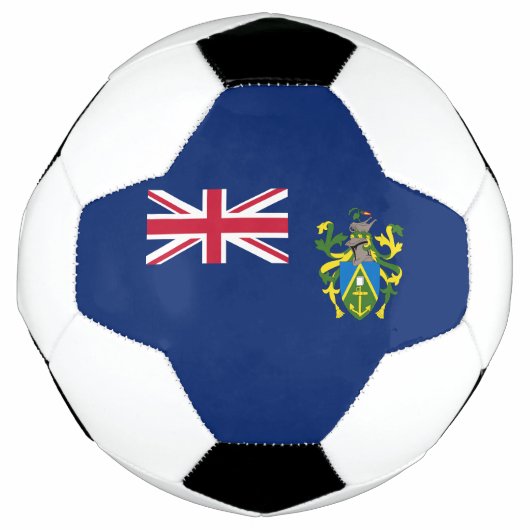 Flagge der Pitcairn-Inseln Fußball (Vorderseite)