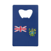 Flagge der Pitcairn-Inseln Geldbeutel Flaschenöffner (Rückseite)