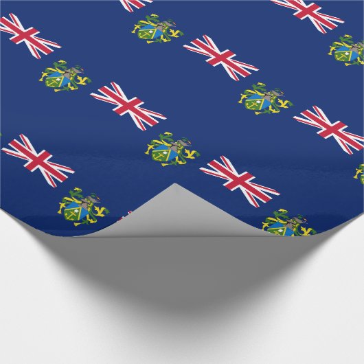 Flagge der Pitcairn-Inseln Geschenkpapier (Ecke)