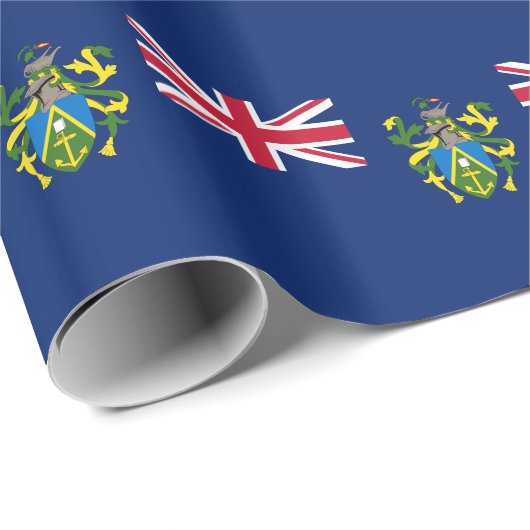 Flagge der Pitcairn-Inseln Geschenkpapier (Rolleneckpunkt)