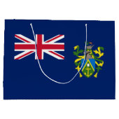 Flagge der Pitcairn-Inseln Große Geschenktüte (Rückseite)