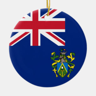 Flagge der Pitcairn-Inseln Keramik Ornament