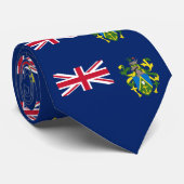 Flagge der Pitcairn-Inseln Krawatte (Gerollt)