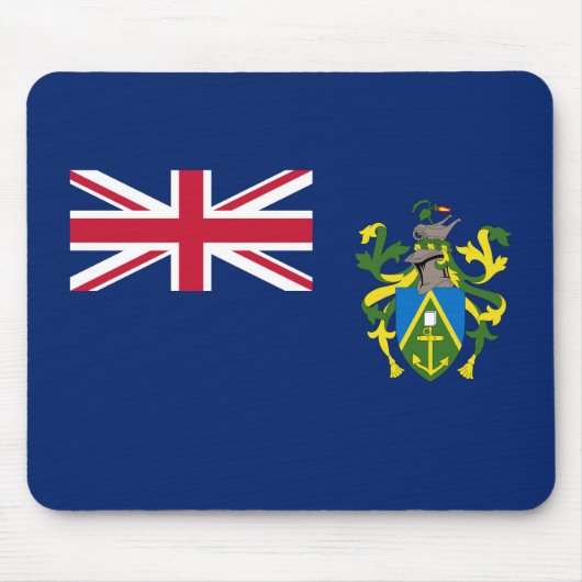 Flagge der Pitcairn-Inseln Mousepad (Vorne)