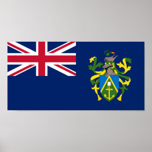 Flagge der Pitcairn-Inseln Poster