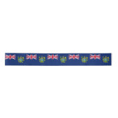 Flagge der Pitcairn-Inseln Satinband (Vorderseite)