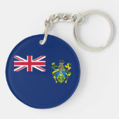 Flagge der Pitcairn-Inseln Schlüsselanhänger (Rückseite)